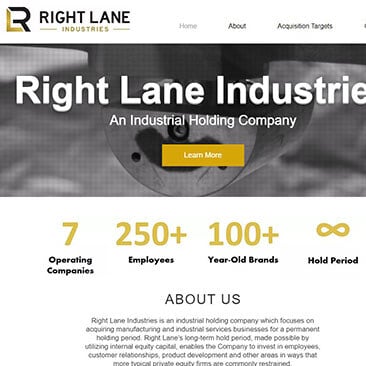 Right Lane Industries Diversifies its Portfolio